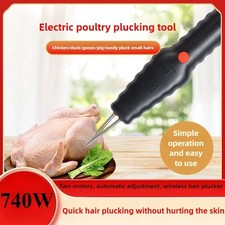 Electric Chicken Feather Plucker USB Rechargeable Duck Goose Hair Removal Tool