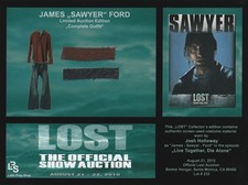 Lost Tv Series Original Costume Card - Prop - Josh Holloway James "Sawyer" Ford