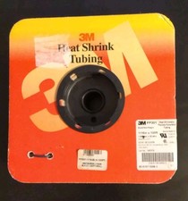 3M FP301-1/16-BLK-100FT HEAT SHRINK TUBING  1/16"  BLACK 2:1 SHRINK RATIO 100FT