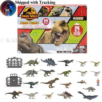 Mattel Jurassic World Survival Mission Dinosaur Advent Calendar Kids Figure