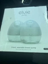 Elvie EP01-02-M Double Electric Pump NEW SEALED wearable breast pump” 