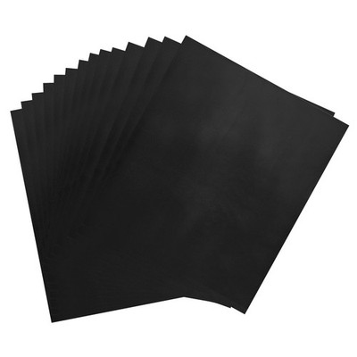 30 Sheet 11.4''x8.3'' Hot Foil Paper Hot Stamping Transfer Paper Black