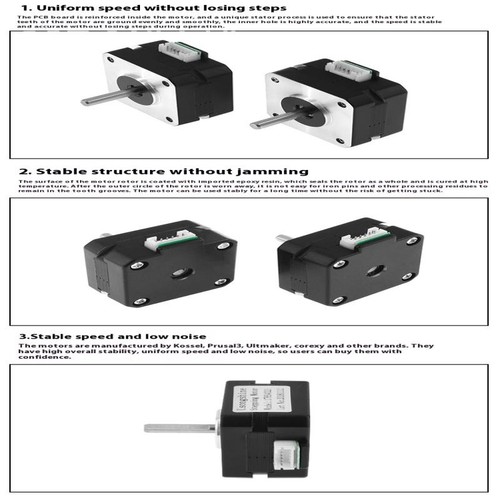 Stepper--Motor 17HS4023 42BGYH 4--Chef für CNC--Lasergravurmaschine 3D--Drucker - Bild 4 von 11