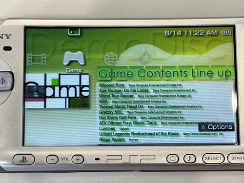 🎮Silver Sony PSP 3001 System w/ AC & USB Power Cords, SD Card Adapter ✅TESTED🎮 - Picture 8 of 15