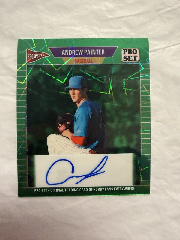 🔥2026 Leaf Pro Set Metal ANDREW PAINTER Mini Green Laser 1/1 RC Auto Phillies