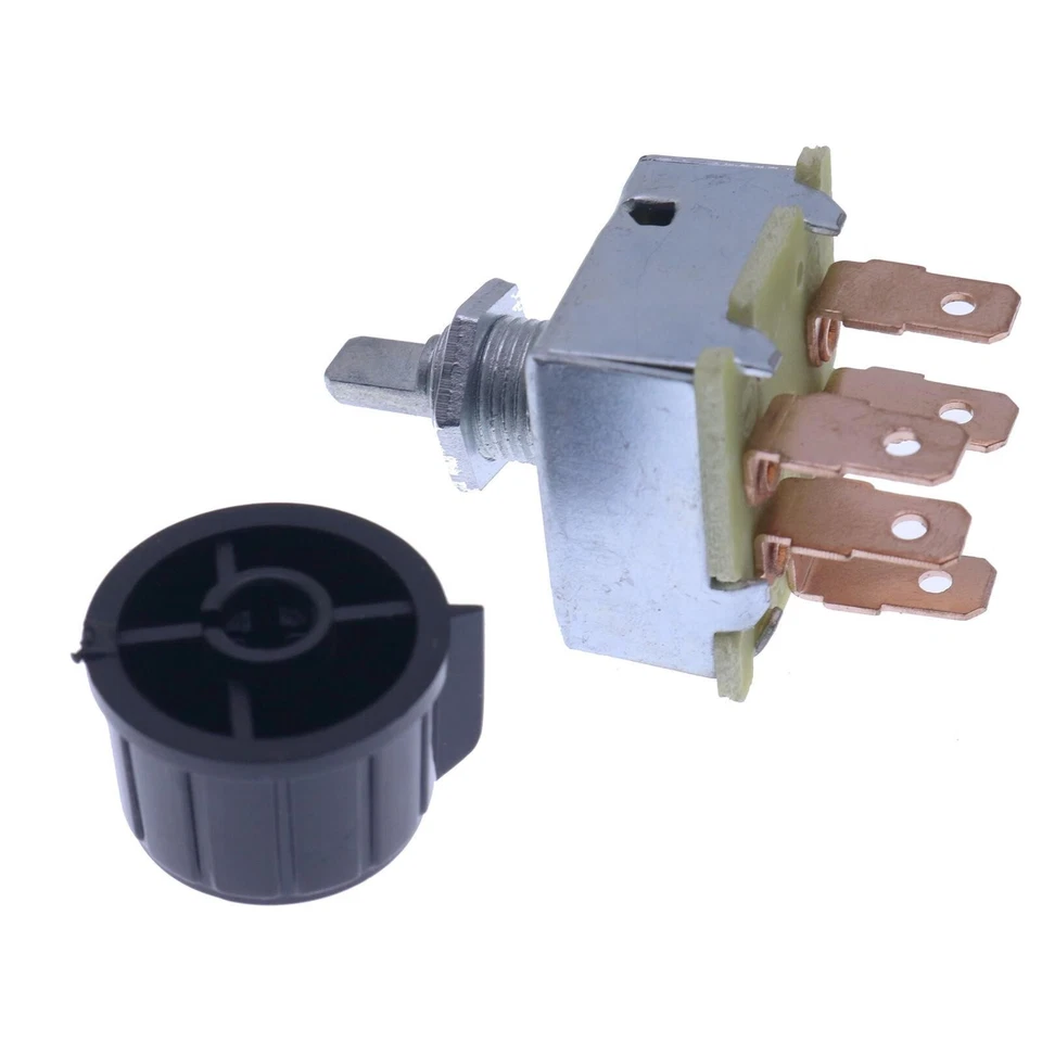 Rotary A/C3 Speed Blower Switch Universal Type w/ 'Fan' Knob 35702 SW1000C Foto 3 de 4