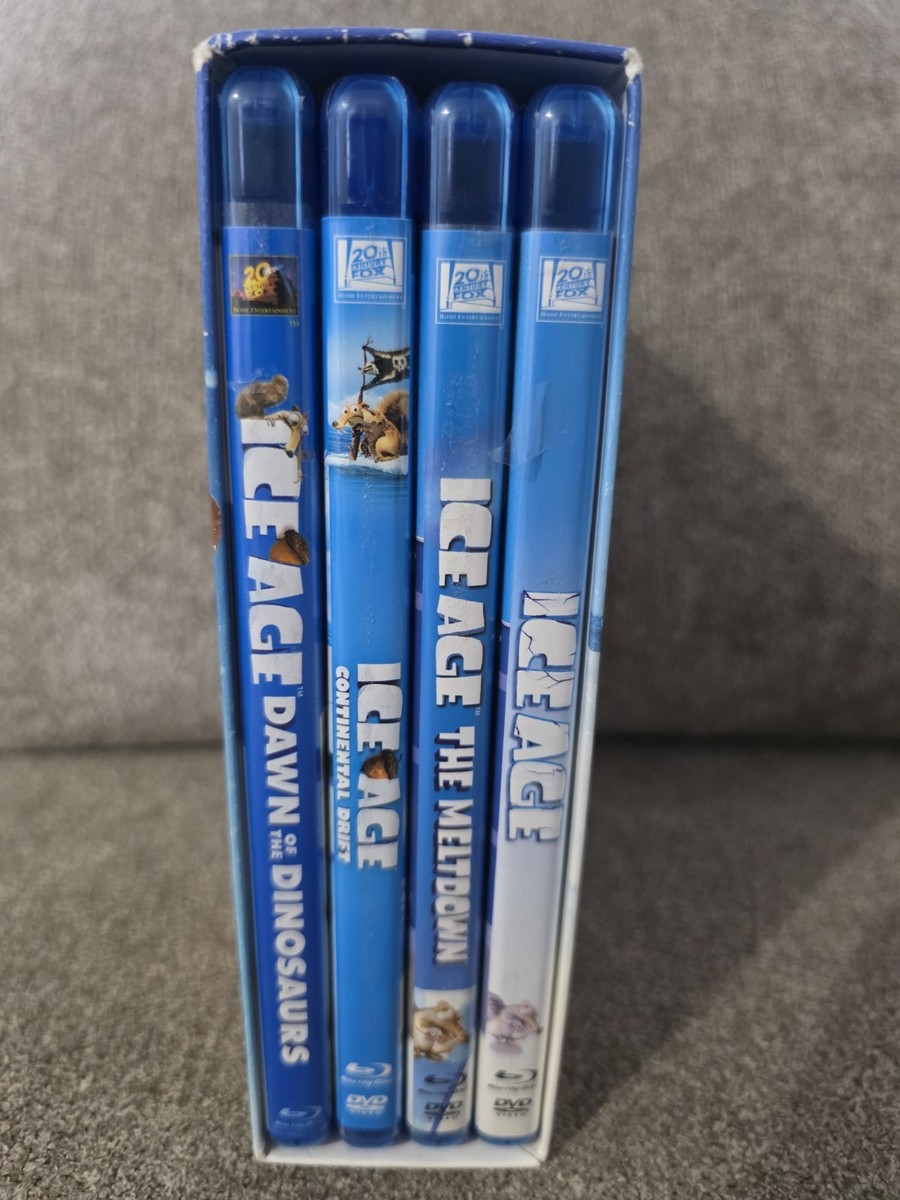 Ice Age 4-Movie Collection Blu-ray DVD Set Complete Tested Working