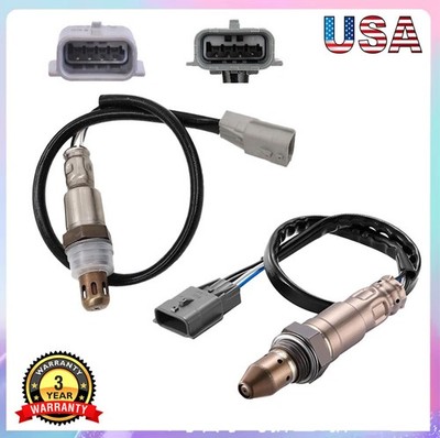 2pcs Oxygen Sensor Up+Down For 2017 2018 2019 2020 Nissan Rogue Sport 2.0L L4 US