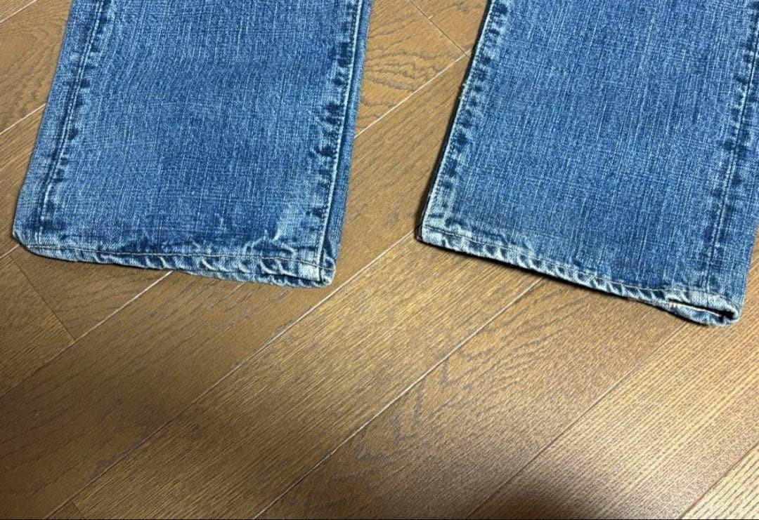 FULLCOUNT Full Count Damage Processed Jeans Denim… - image 9