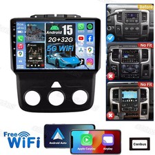 Android 15 Car Stereo Radio Carplay 2 32G For Dodge Ram 1500 2500 3500 2013-2018