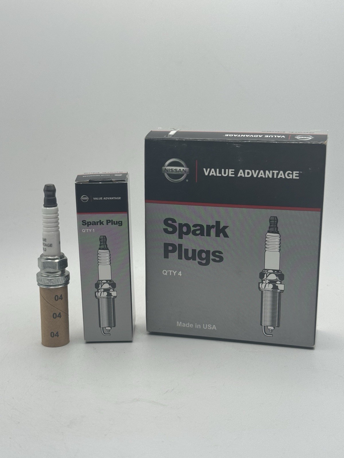 Genuine Nissan Value Advantage 4x Spark Plugs No. B2401-JA01J-NW - NEW in Box