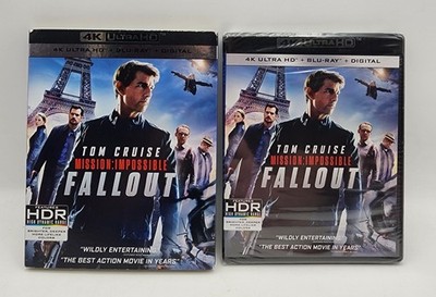 Mission: Impossible: Fallout (4k Ultra HD, Blu-ray, 2018) NEW w/ slipcover