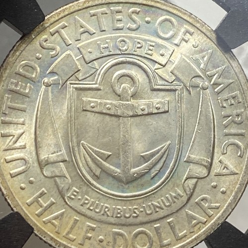 1936 50c Rhode Island Commem Half Dollar NGC MS67 Vault Box Series 9 Item 8764 - Picture 2 of 4
