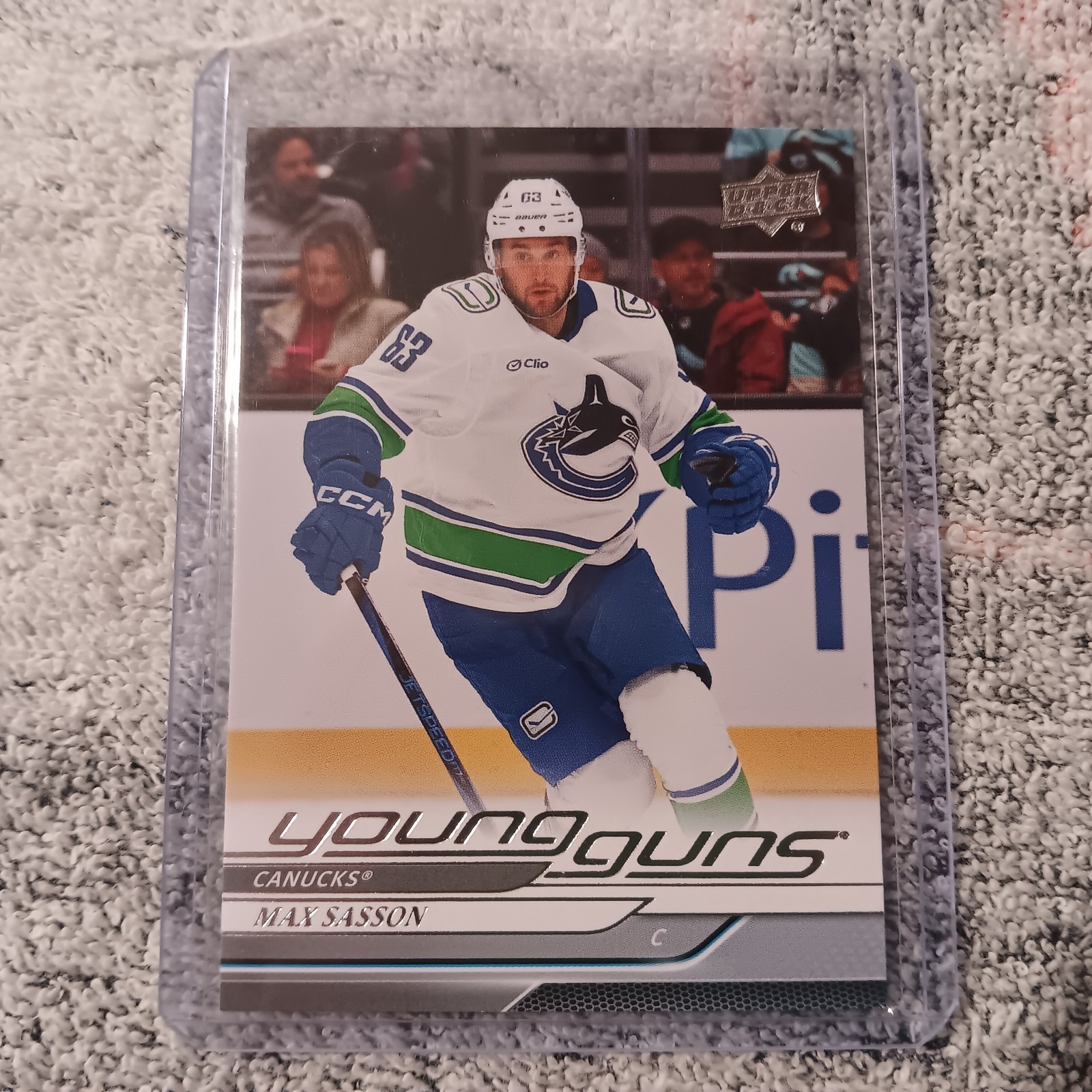 2024-25 Upper Deck Extended Young Guns Max Sasson #716 Rookie Canucks