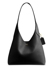 ❤️ Coach Brooklyn 28 Medium B4/Black  CU068 Leather Shoulder Bag