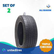 Set Of 2 Used 23555r17 Michelin Defender 2 99h - 7.532