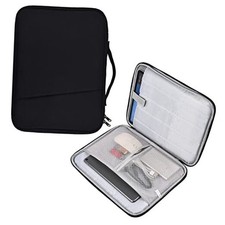 12-Tablet Sleeve Bag for 12.4" Samsung Galaxy Tab S10 S9 12.9 Inch Black