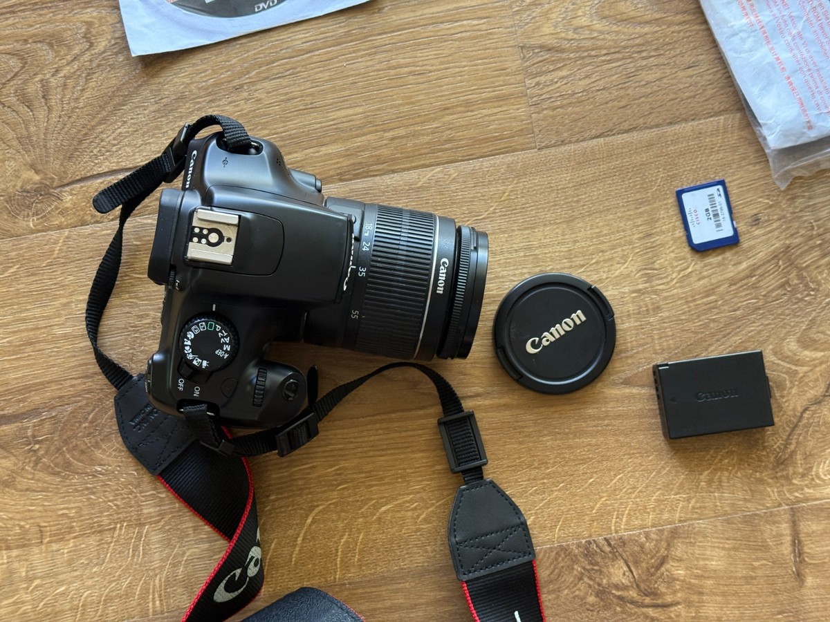 Canon EOS 1100D Camera w/ EF-S 18-55mm Lens, small screen scratch