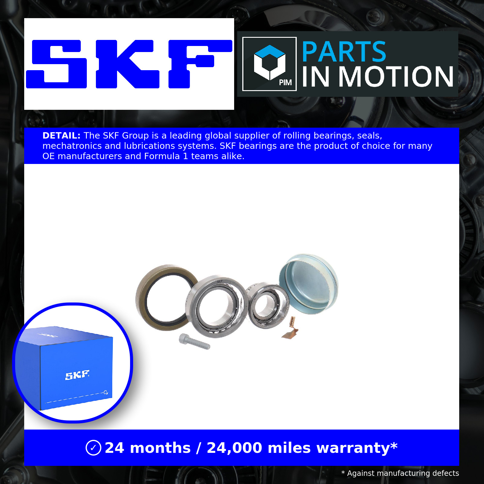 Wheel Bearing Kit fits MERCEDES 300 R129 3.0 Front 89 to 93 SKF 0009809302 New