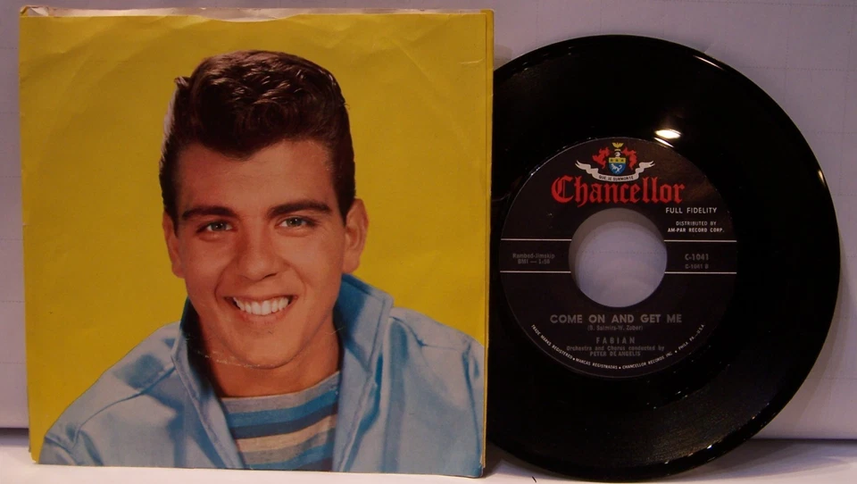 7" Fabian - Got The Feeling - US 1959 Chancellor Rocker w/Picture Sleeve  EX! - Image 2 of 2