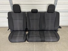 2017-2025 Ford F150 F250 F350 Extended Cab Black Cloth Rear Seats Seat