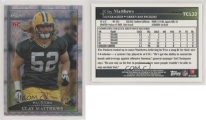 2009 Topps Chrome Retail X-Fractor Clay Matthews #TC133 Rookie RC