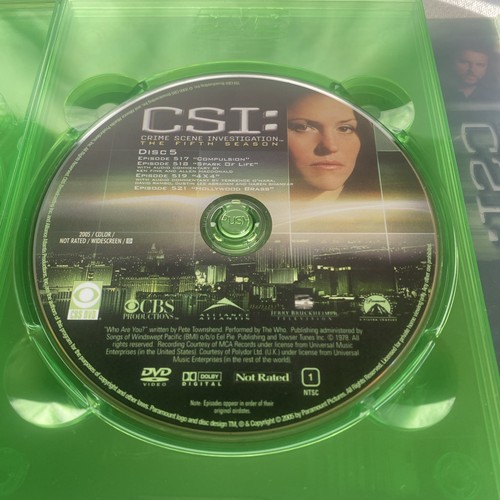 CSI: Crime Scene Investigation - The Complete Fifth Season (DVD 2005) 7-Disc Set - Bild 9 von 12