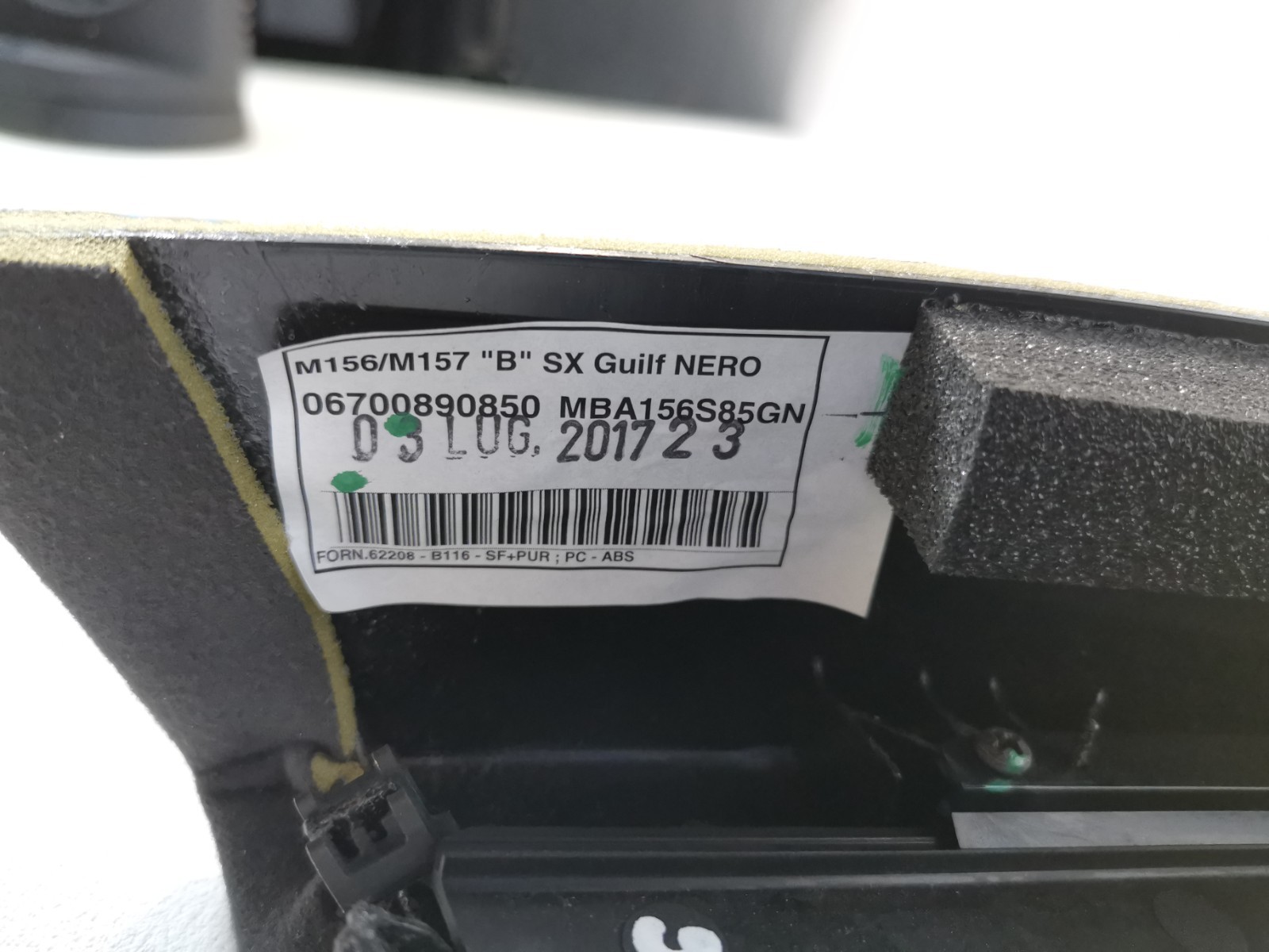 Maserati Ghibli S 3.0L 2018  Left Driver Side B Pillar Upper Cover 670089085 OEM
