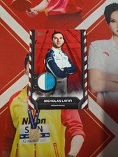 2021 Topps Formula 1 1st Edition Relic Card Red Nicholas Latifi 1/5 First 1/1