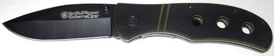 NEW: Smith Wesson CKG105 Extreme Ops folder Teflon Coated Blade G10 Handle Knife