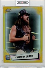 2021 Topps Chrome Wwe Cameron Grimes 77 Gold Refractor Parallel 40/50