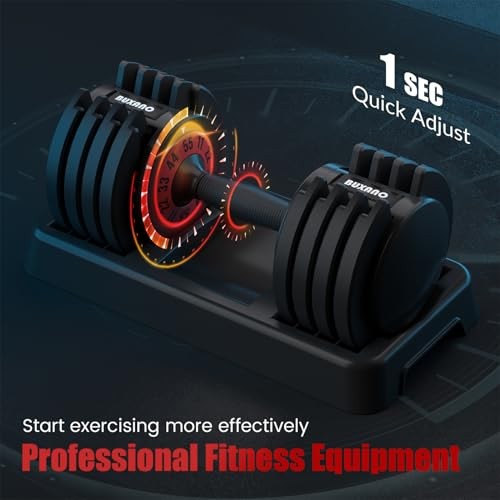 BUXANO Adjustable Dumbbell 55LB Single Weight - BC05 - BLACK | eBay