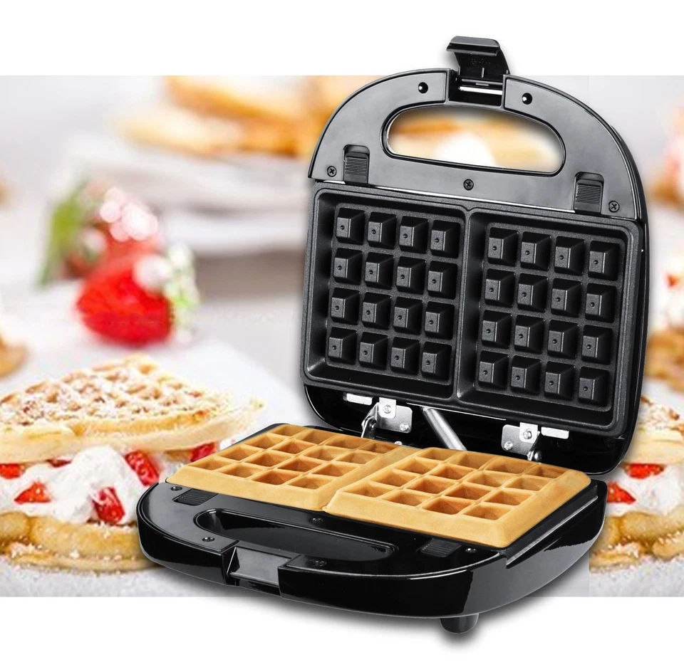 Breakfast Sandwich Maker with Sets of Detachable Non-stick Plate S6141A-B - Изображение 2 из 4