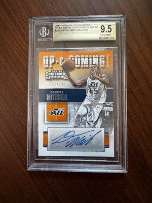 2017-18 Panini Contenders Up & Coming Contenders Donovan Mitchell Auto /199