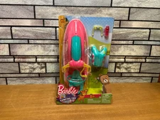 Barbie Camping Fun Jet Ski With Life Vest Water Bottle & Glasses