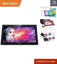 Professional XPPen Artist 22 Drawing Tablet - 21.5 Inch Screen, USB-C Compatible