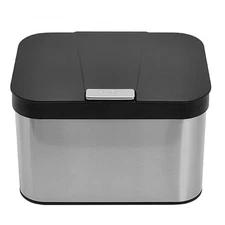 Compost Bin for Countertop, Compost Bucket Indoor Sealed, Food Waste Caddy, 1.13