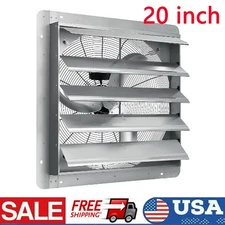 Shutter Exhaust Fan Shop Exhaust Fan 20inch Wall Mounted for Attic, Garage