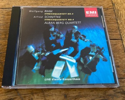 Rihm: String Quartet No. 4 / Schnittke: String Quartet No. 4, Berg Quartett - CD