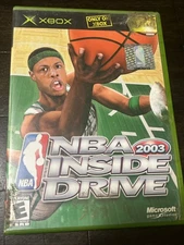 🏀 NBA Inside Drive 2003 Xbox Game Disc – Microsoft Game Studios Sports Classic!
