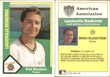 Brad Bluestone 1990 CMC #680 RC Card FREE SHIP *AutographDen*