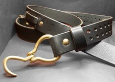 Full Grain Leather Belt Handmade In USA Super Adjustable