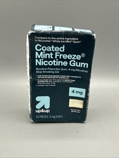 Up Up Coated Mint Freeze Nicotine Gum 4mg 20ct each - EXP:06/2026