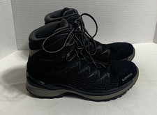 Lowa Innox Pro GTX Mid Men's Size 9 Goretex Waterproof Boots Hiking Black Lace