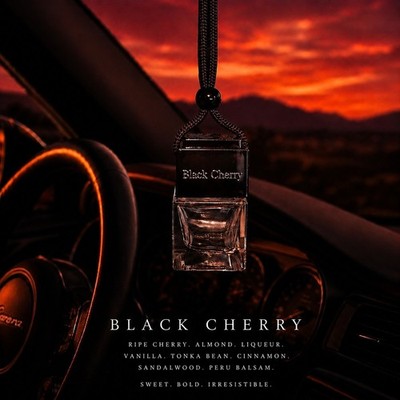 Black Cherry inspirierter Auto Parfüm Lufterfrischer - Luxus hängender Diffusor - lang