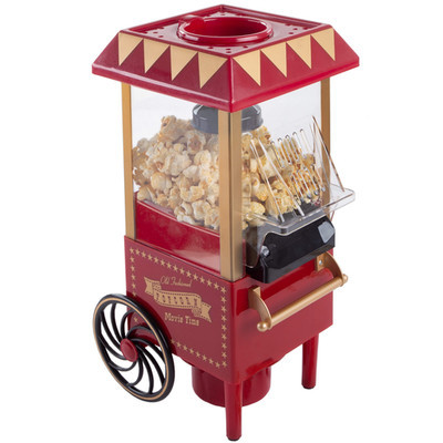Asrnten Air Popper Popcorn Maker - Hot Air Popcorn Popper - 6-Cup Vintage Style