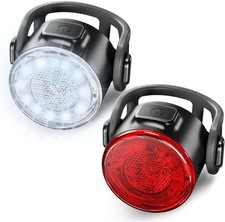 Minsk Bicycle Lighting USB Charging, IP65 Waterproof Rear Light, 8 Modes