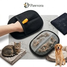 Reusable Pet Hair Remover Glove Lint Fur Cleaner For Clothes Furniture Carpet