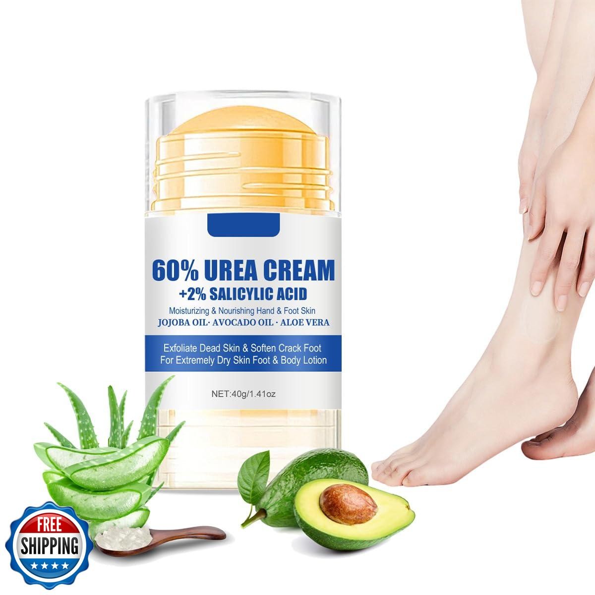 Intensive 60% Urea & 2% Salicylic Acid Foot Cream for Callus Removal
