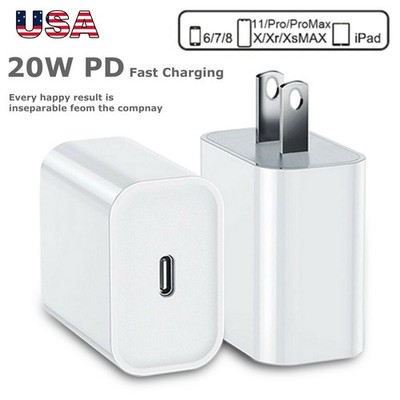 20W PD USB-C Wall Charger Adapter Universal For Apple iPhone 17/17 Pro/17PRO MAX